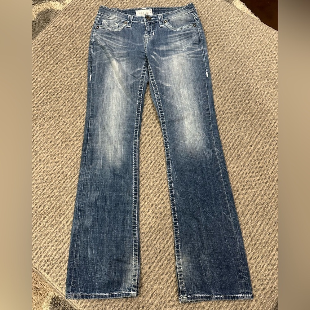 Big Star Women's Blue Boot Cut Jeans - Picture 2 of 7